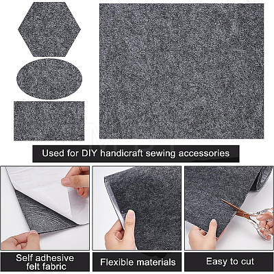 Self-adhesive Felt Fabric DIY-WH0319-59A-1