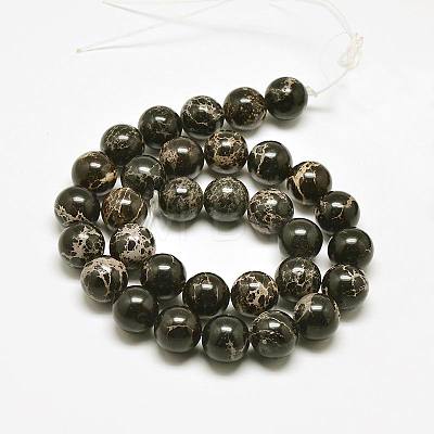 Round Natural Imperial Jasper Beads G-I122-4mm-11-1