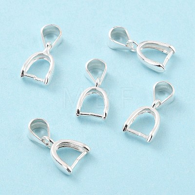 925 Sterling Silver Ice Pick Pinch Bails STER-Z001-121S-03-1