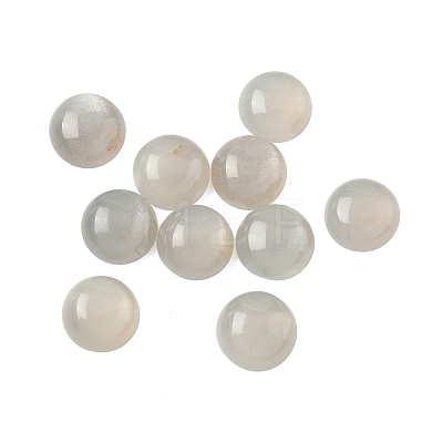 Natural Grey Moonstone Cabochons G-S398-01A-05-1
