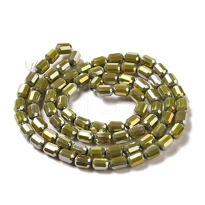 Electroplate Glass Beads Strands EGLA-D031-01G-1