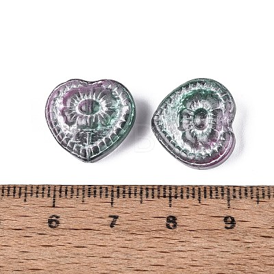 Baking Paint Transparent Glass Beads DGLA-N018-26A-1
