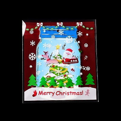 Christmas Theme Plastic Bakeware Bag OPP-Q004-03F-1