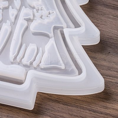 Christmas Theme DIY Pendants Decoration Silicone Mold DIY-F151-01E-1