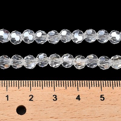Transparent Glass Beads EGLA-A035-T6mm-B19-1