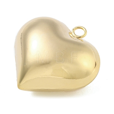 Heart Brass Pendants KK-N254-98G-01-1