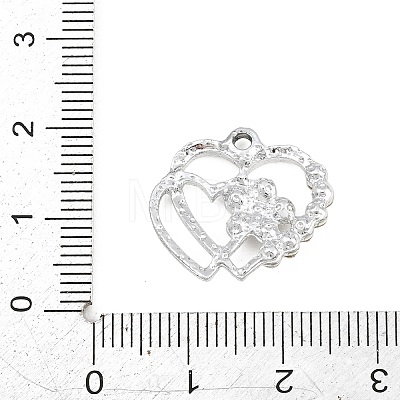 Alloy Rhinestone Pendants RB-CBA332B-04A-P-1