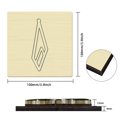 Wood Cutting Dies DIY-WH0178-045-1