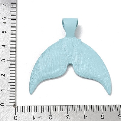 Spray Painted Alloy Big Pendants AL-CBA5D51-02E-1