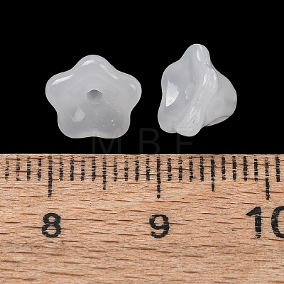 Baking Paint Transparent Glass Beads GLAA-T025-81C-01-1