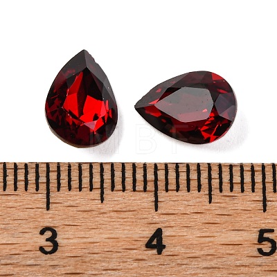 Glass Rhinestone Cabochons RGLA-A026-08B-208-1