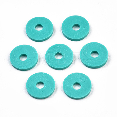 Handmade Polymer Clay Beads CLAY-R067-4.0mm-B34-1