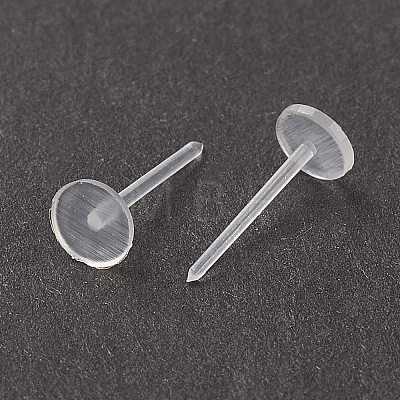 157Pcs Plastic Stud Earring Findings KY-XCP0001-19-1
