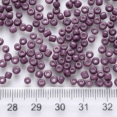 12/0 Baking Paint Glass Round Seed Beads SEED-S036-01A-18-1