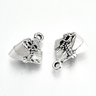 Tibetan Style Alloy Charms TIBE-S323-064AS-RS-1
