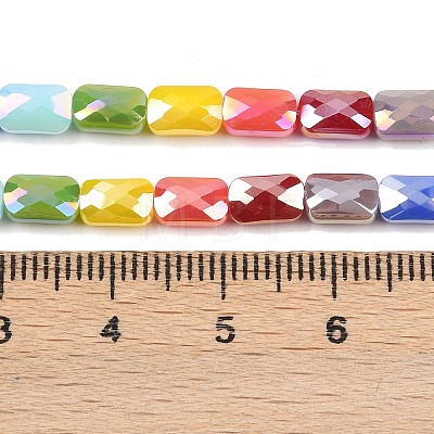 Electroplate Glass Beads Strands EGLA-D300-05-11-1