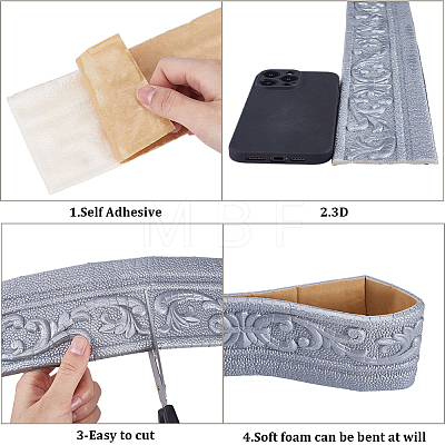 Self-Adhesive XPE Grain Contact Paper DIY-WH0002-53C-02-1