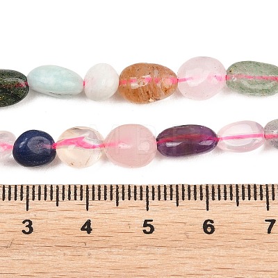 Natural Mixed Stone Beads Strands G-G464-A03-01-1
