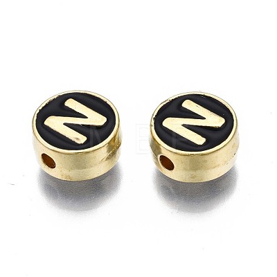 Alloy Enamel Beads ENAM-N052-006-02N-RS-1