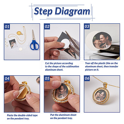 Fashewelry DIY Pendant Necklace Making Finding Kits DIY-FW0001-29-1
