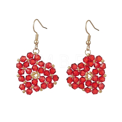 Heart Glass Dangle Earrings EJEW-MZ00639-02-1