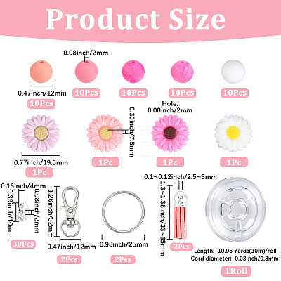 DIY Keychain Making Kits DIY-PA0001-89A-1
