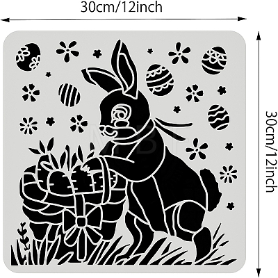 PET Hollow Out Drawing Painting Stencils DIY-WH0383-0028-1