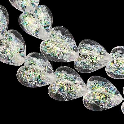 Handmade Foil Glass Beads DICH-C001-01A-1