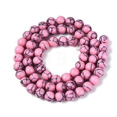 Synthetic Turquoise Beads Strands G-N364-07A-01-1