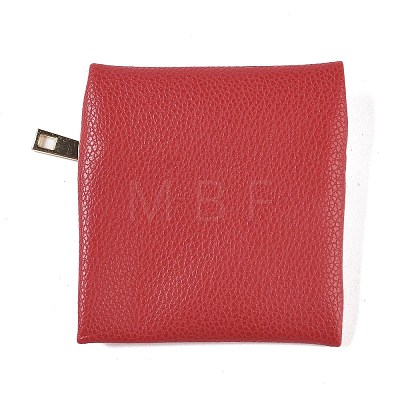 Imitation Leather Jewelry Storage Zipper Bags ABAG-G016-01A-1