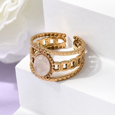 304 Stainless Steel Cuff Open Rings RJEW-F213-03G-09-1