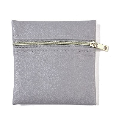 Imitation Leather Jewelry Storage Zipper Bags ABAG-G016-01B-1