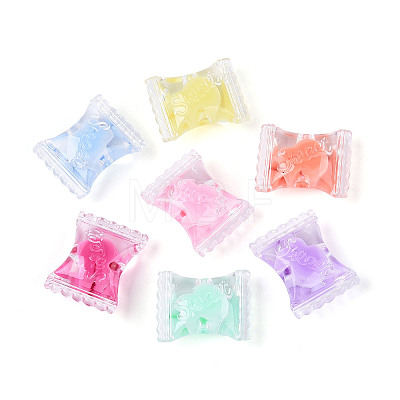 Transparent Plastic Beads X-KY-T041-22-1