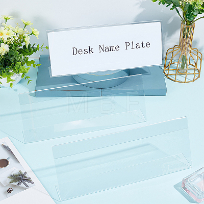 Acrylic Table Sign Holders AJEW-WH0033-14A-1