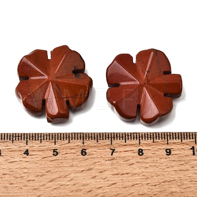 Natural Red Jasper Carved Clover Display Decorration GG-CBA6D08-D02-1