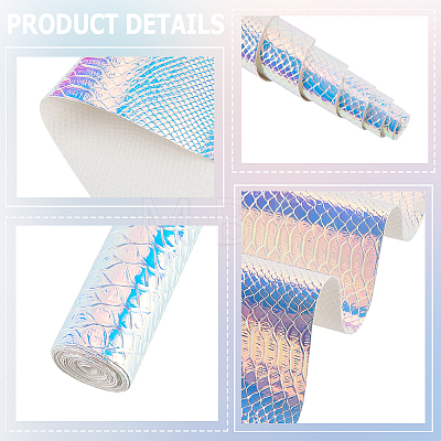 1Pc Laser PU Leather Fabric DIY-CL00001-85B-1