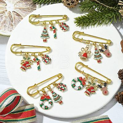 Christmas Iron Kilt Pins Brooches JEWB-BR00168-1