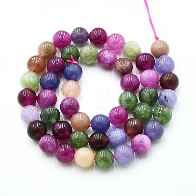 Natural Quartz Beads Strands G-N355-8mm-31-1