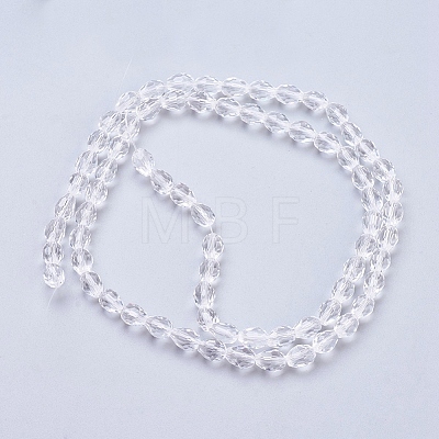 Glass Beads Strands GC890Y-3-1