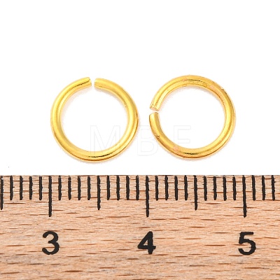 Brass Open Jump Rings KK-G514-01F-G-1