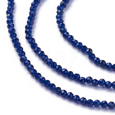 Faceted Glass Beads Strands G-F619-09A-2mm-1