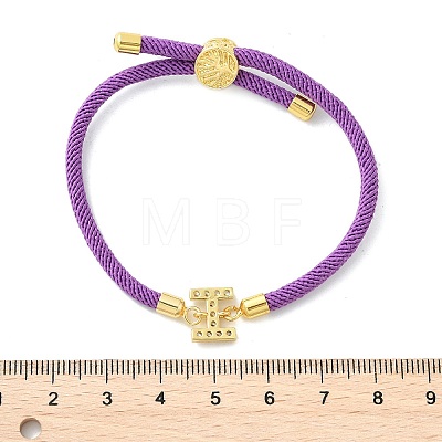 Adjustable Nylon Cord Bracelets BJEW-C096-01G-09-1