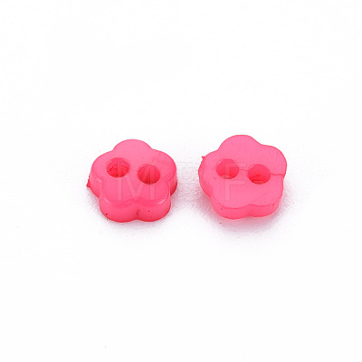 2-Hole Plastic Buttons BUTT-N018-029-1
