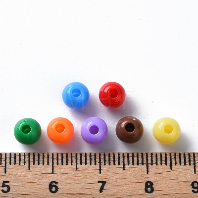 Opaque Acrylic Beads MACR-S370-C6mm-M2-1