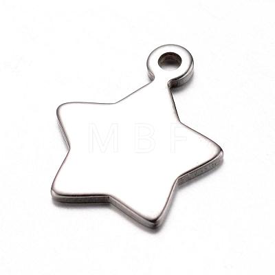 Tarnish Resistant 201 Stainless Steel Charms STAS-D429-38-1