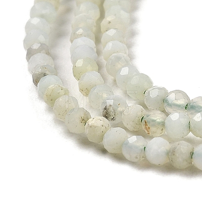 Natural Green Opal Beads Strands G-Z035-A02-01C-1