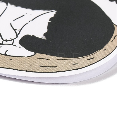 Cat Shaped PVC Adhesive Waterproof Stickers Set DIY-F150-02-1