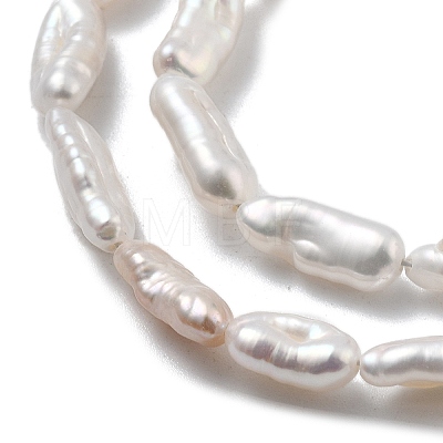 Natural Baroque Keshi Pearl Beads Strands PEAR-P064-06B-02A-1