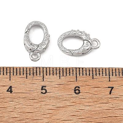 SHEGRACE Brass Micro Pave Clear Cubic Zirconia Spring Gate Rings XGRQ58246-760P-1