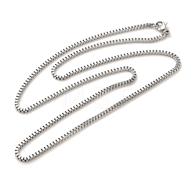 Tarnish Resistant 304 Stainless Steel Necklaces NJEW-F027-41-2mm-1